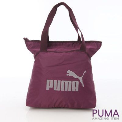 BN PUMA Core Shoulder Hand Bag Tote Purple