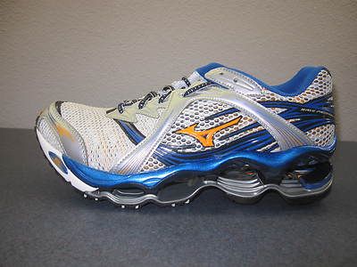 410438 MENS MIZUNO WAVE PROPHECY SHOES GREY/BLUE/ORANGE